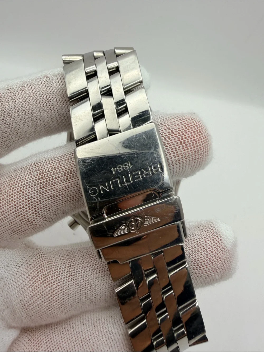 Breitling Bentley GT Stainless Steel Silver Chronograph Watch